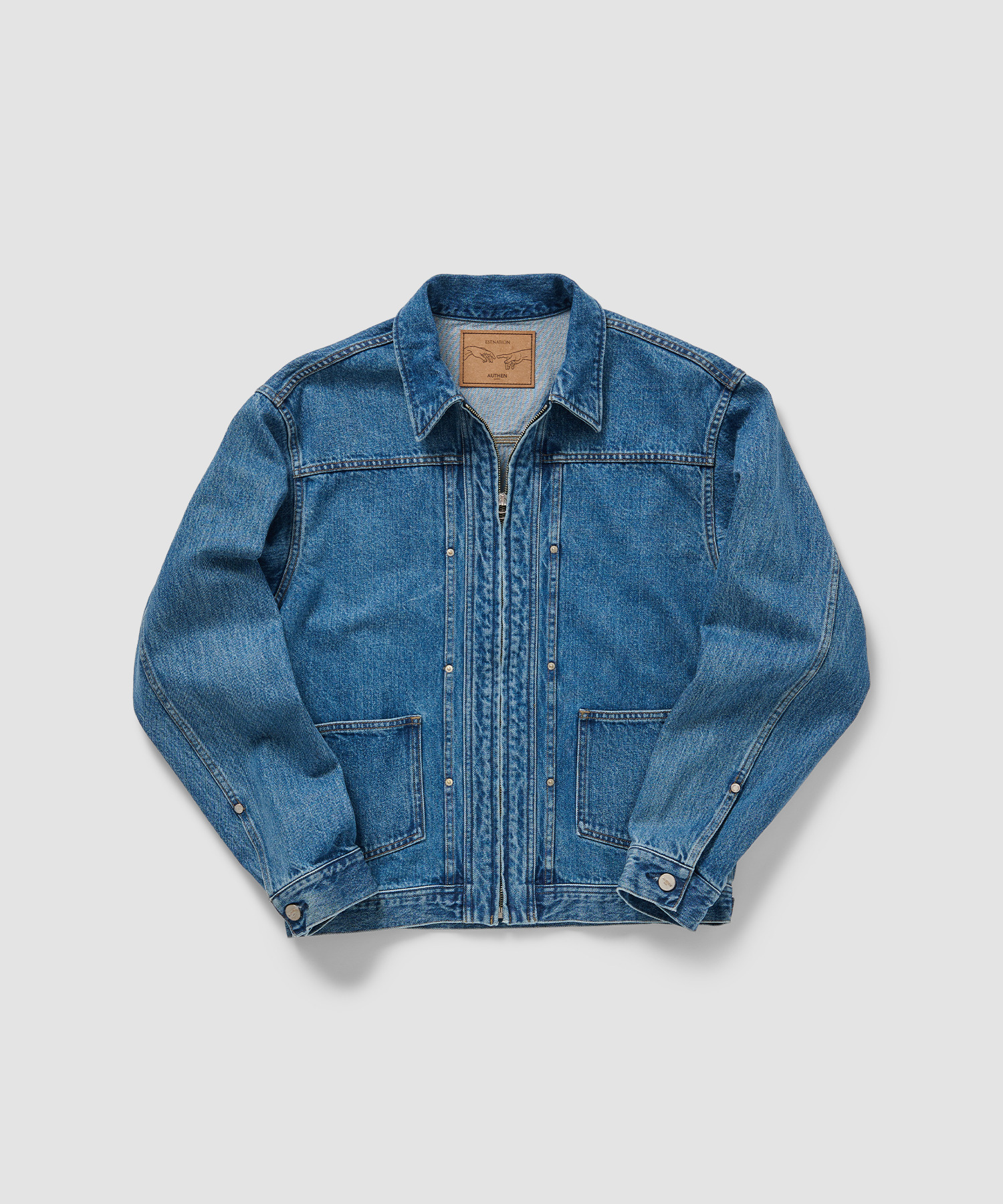 AUTHEN ジップアップデニムジャケット