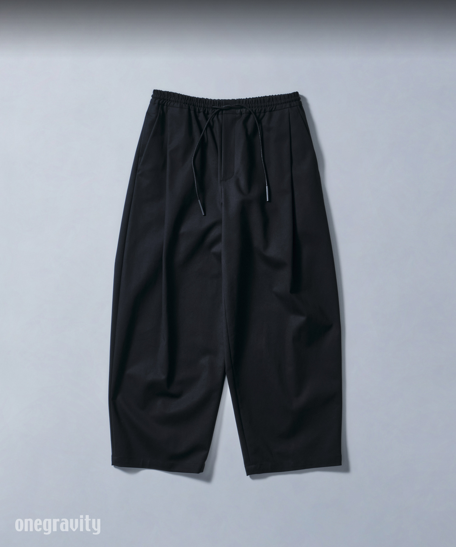 ボリュームプリーツ ワイドパンツ