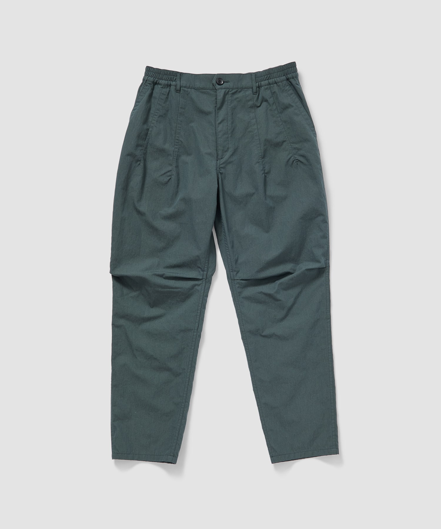 コットンナイロン テーパードパンツ