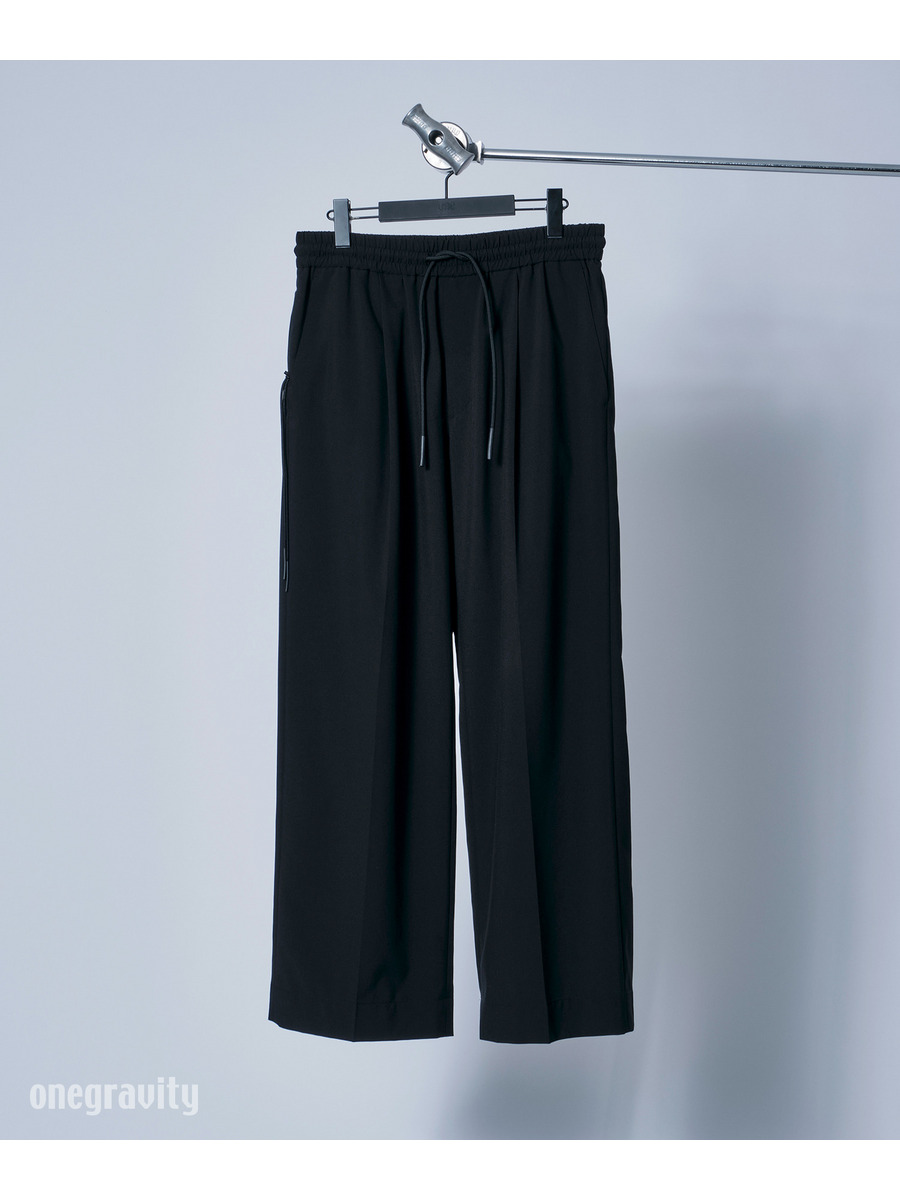 ウールライク ワイドパンツ