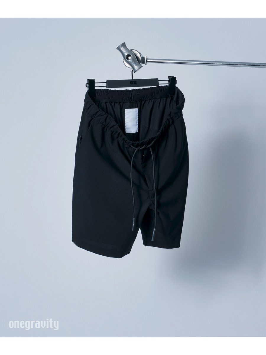 ウールライク サイドジップショーツ