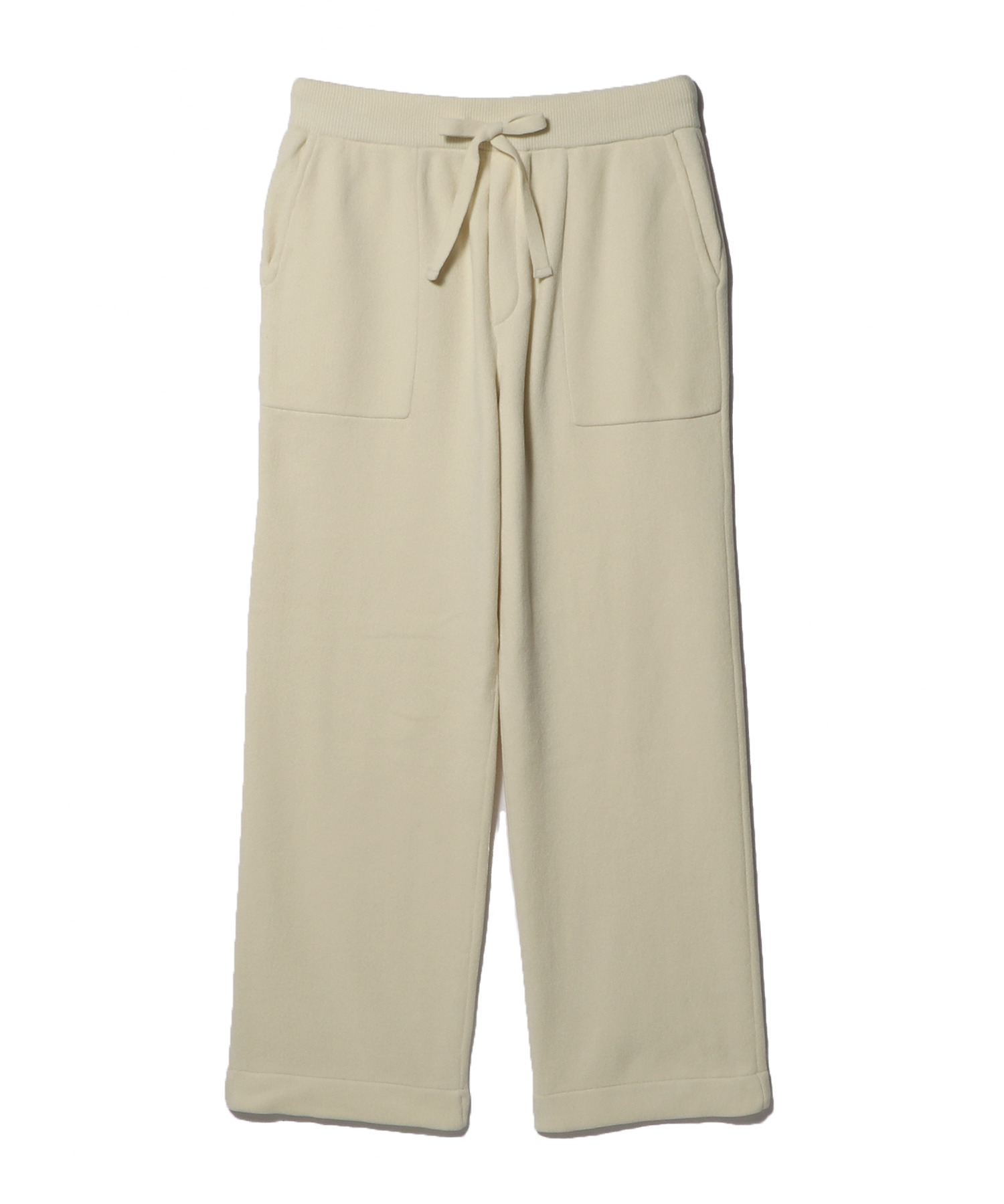 カシミヤタッチ イージーワイドパンツ