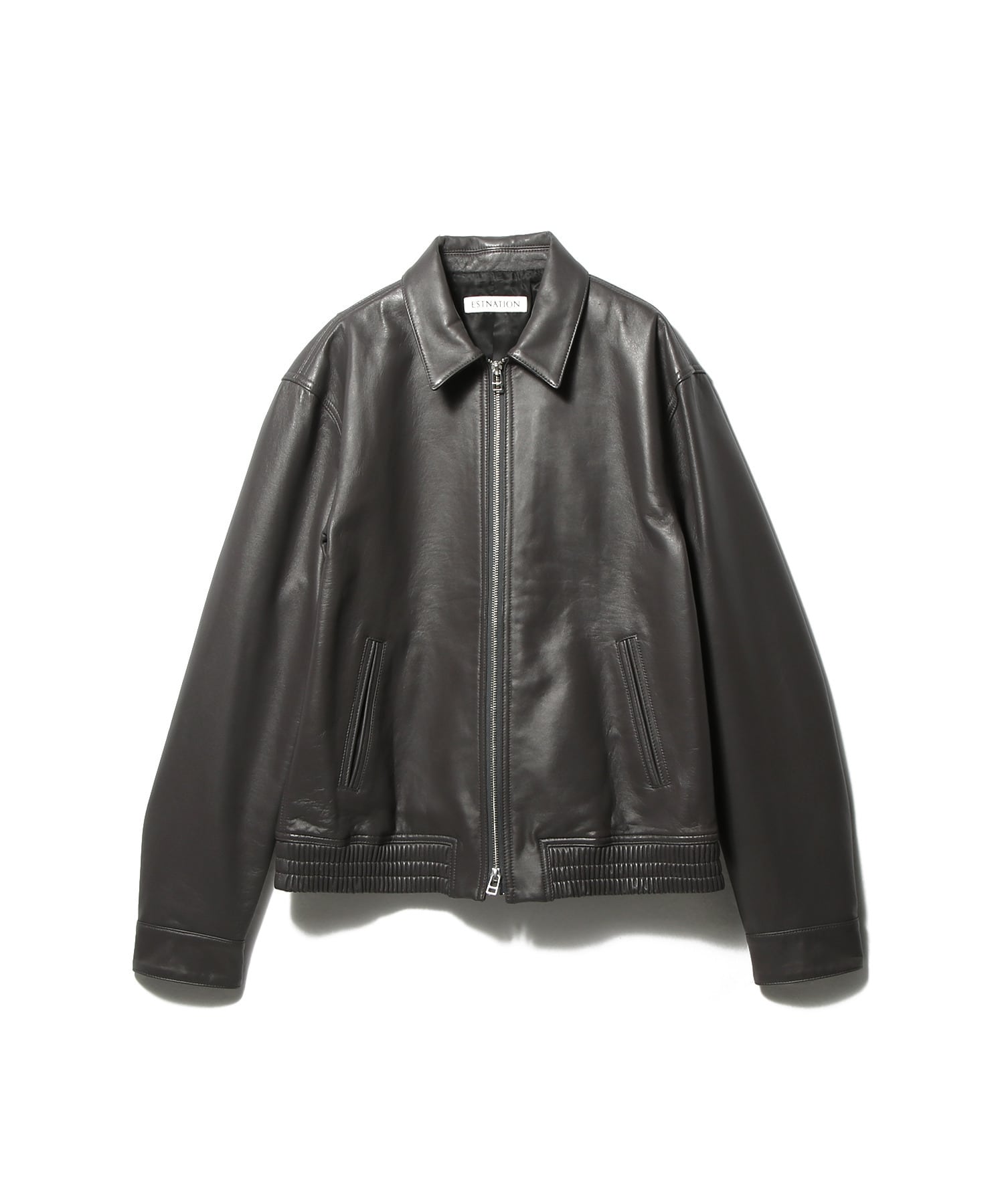 シープレザー ジップアップジャケット