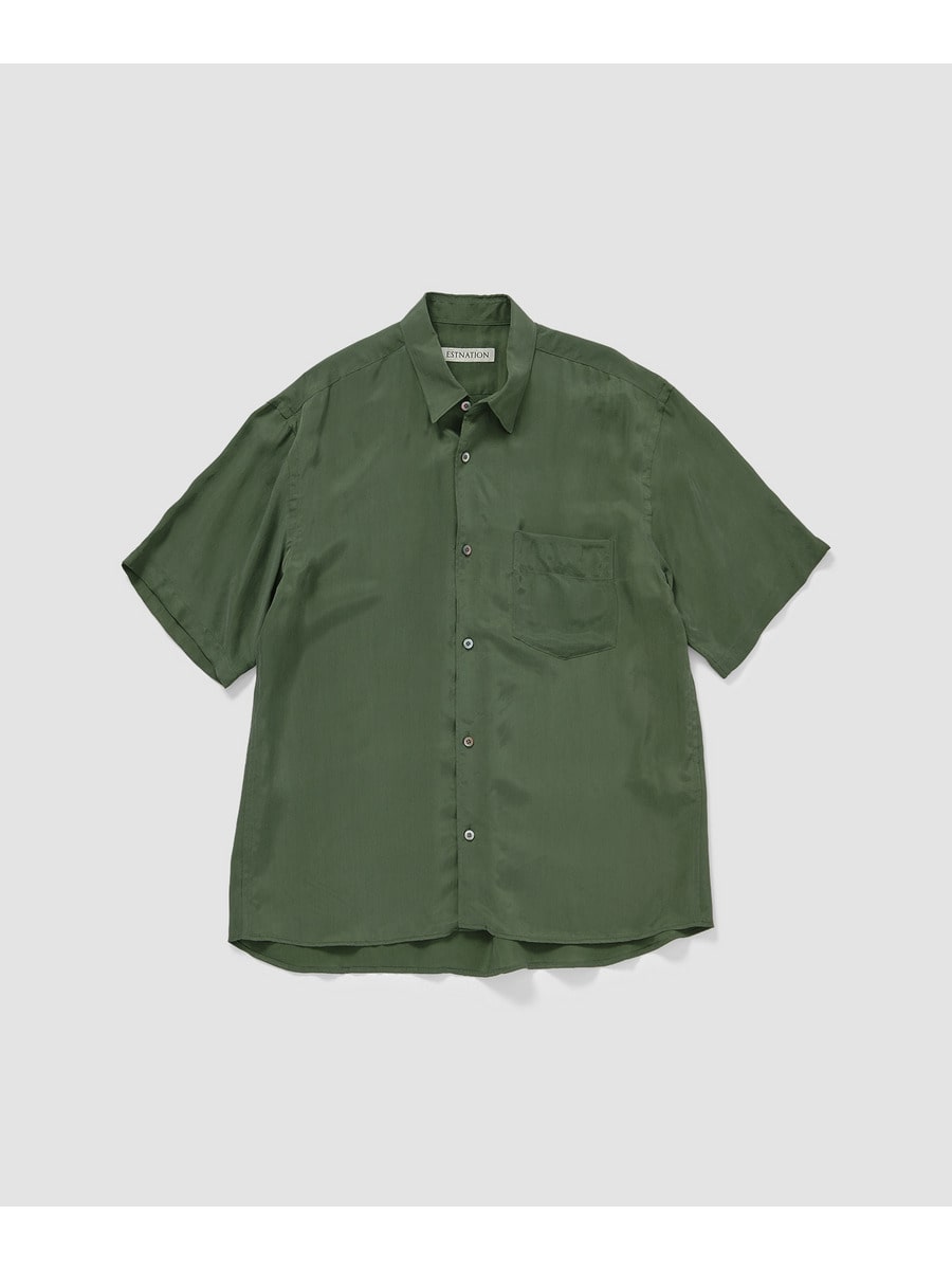 キュプラ ショートスリーブシャツ