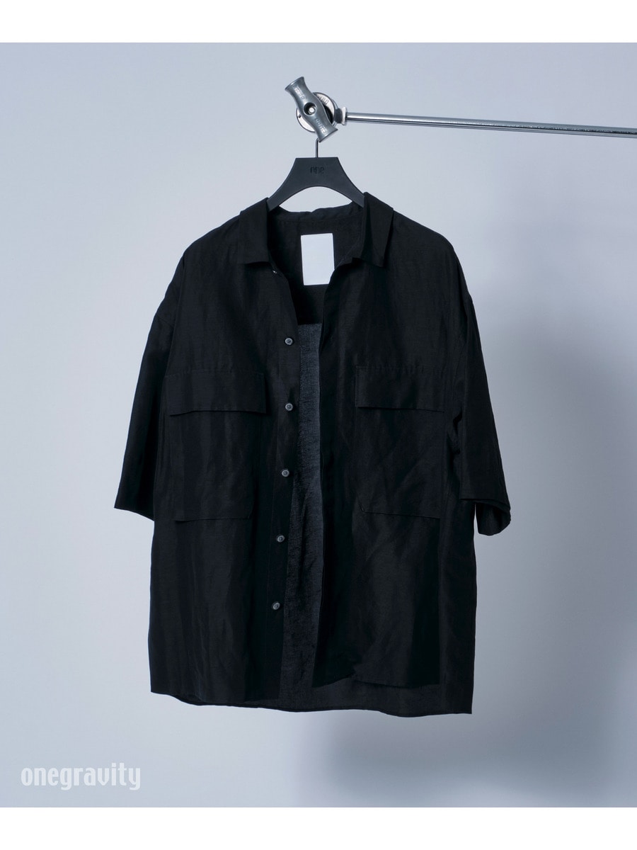 リネンシャンブレー シャツ