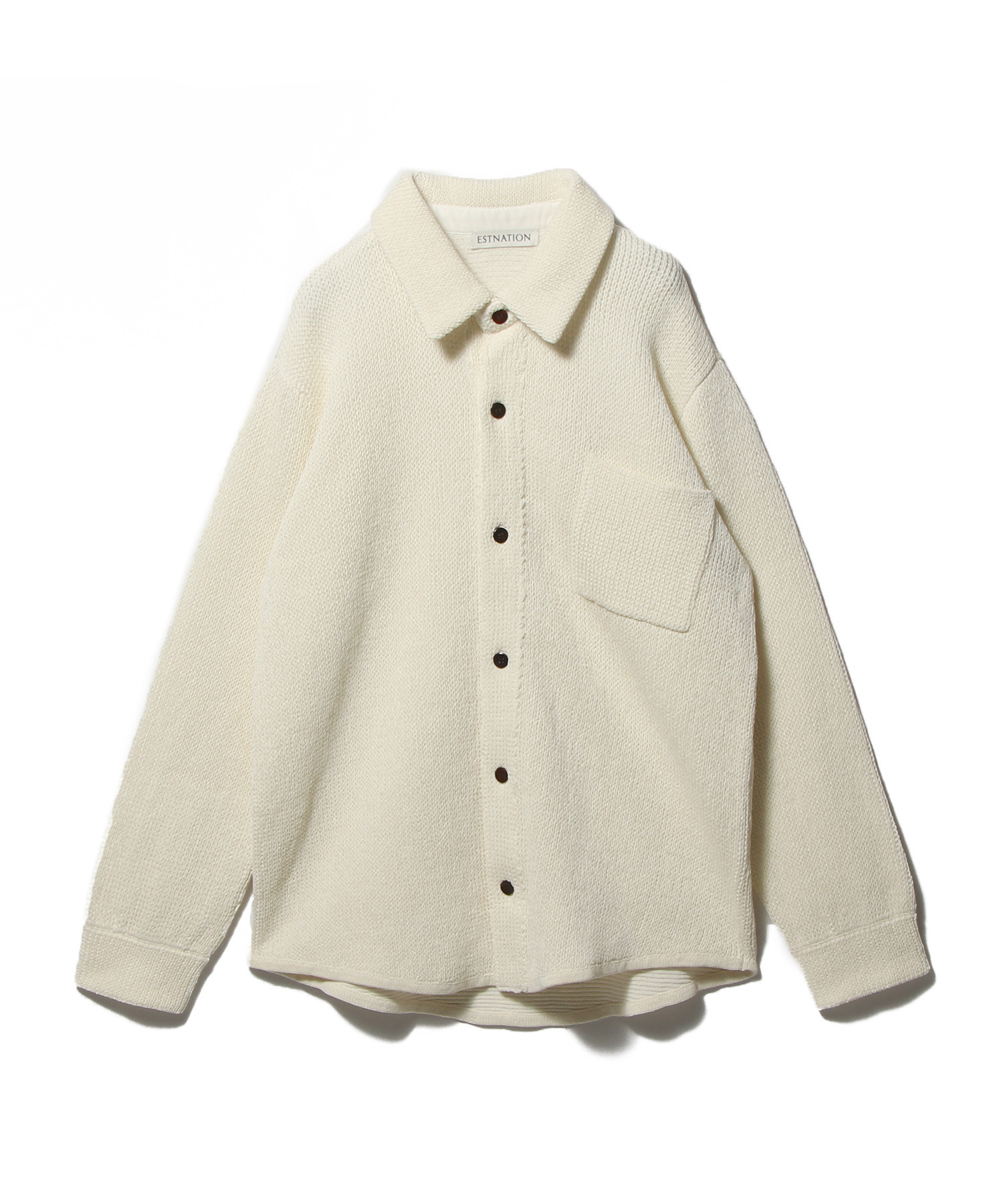 カジュアルニットシャツ