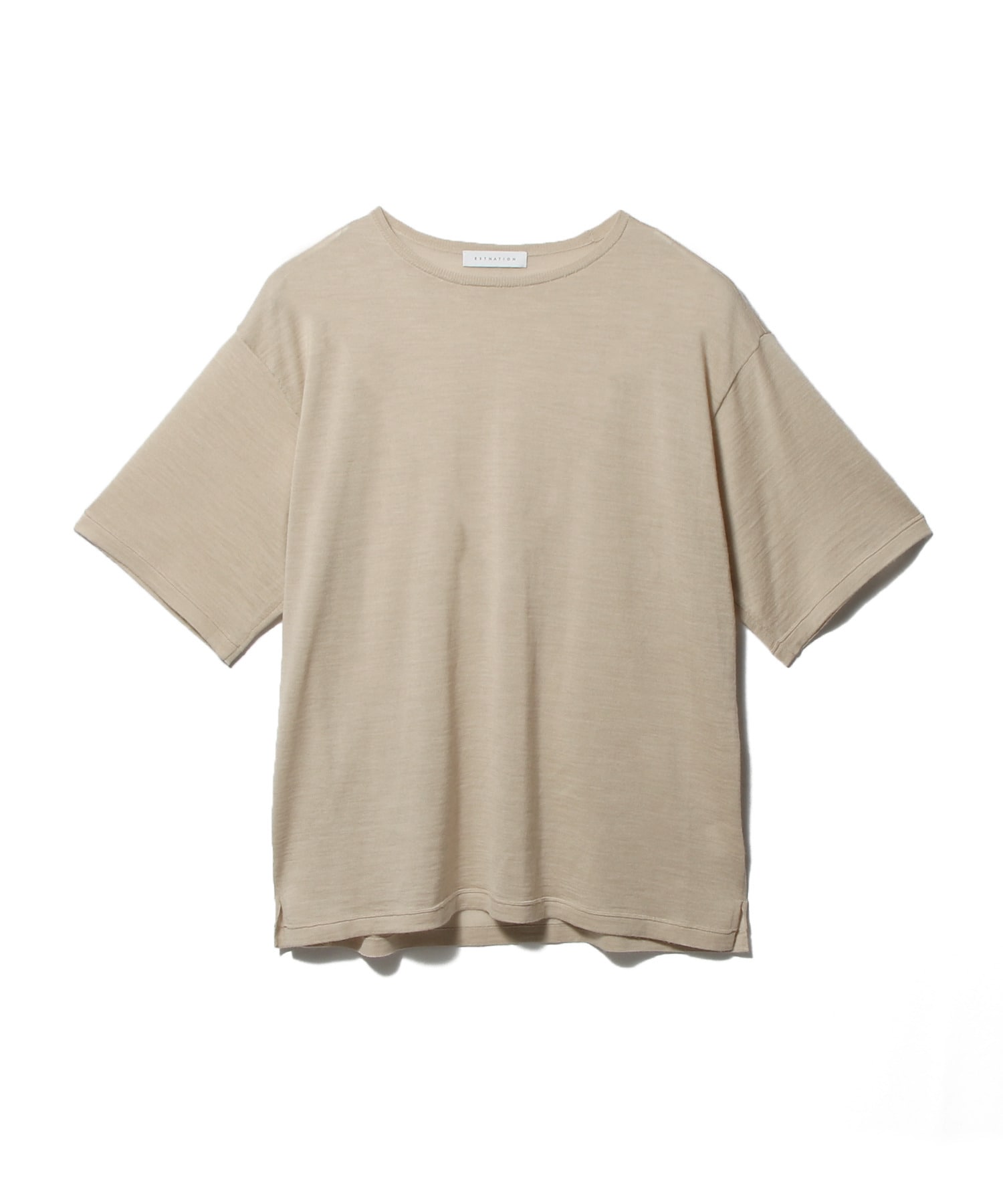 ウルトラファインウール ニットTシャツ