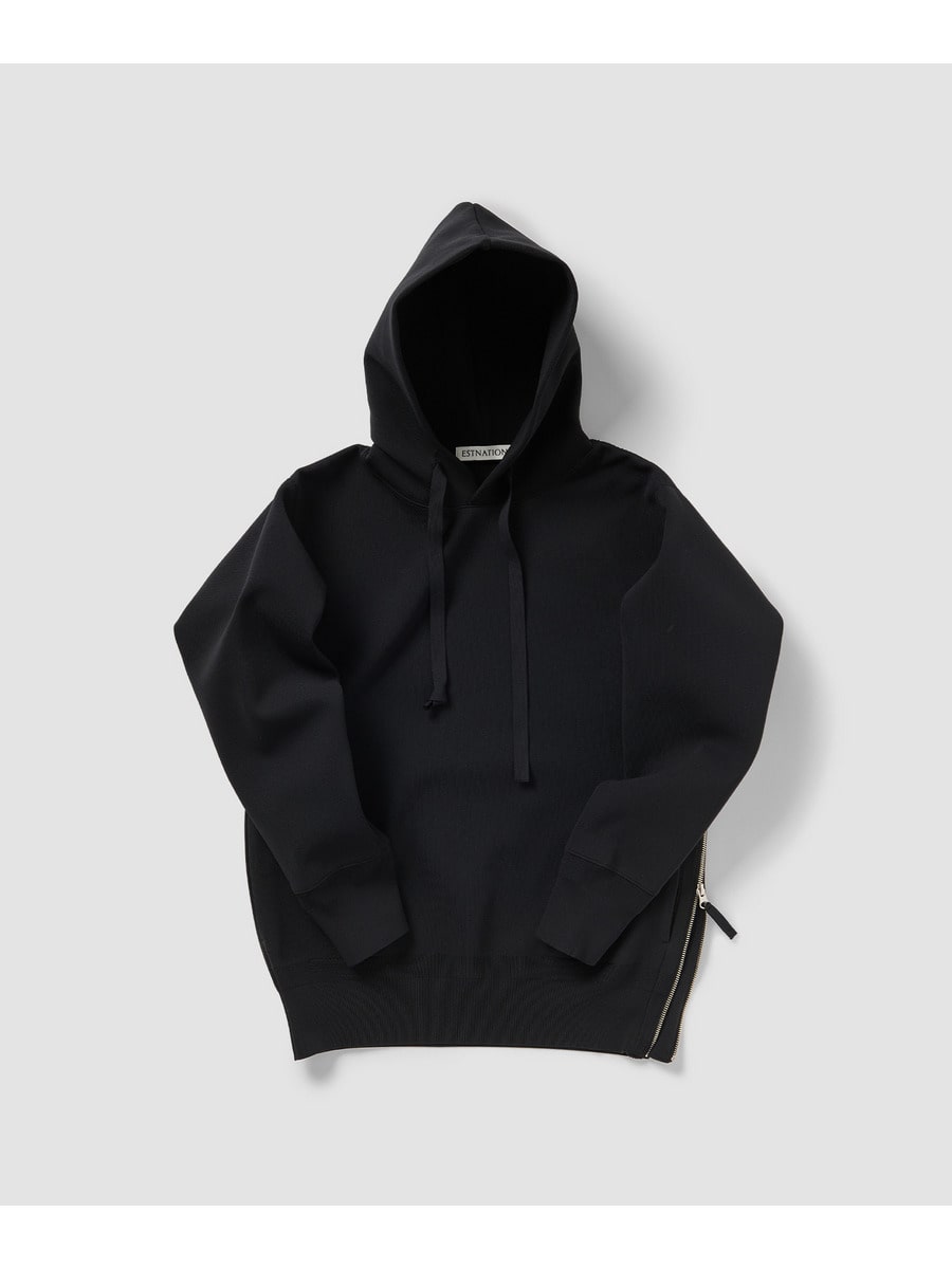 ミラノリブ サイドジップフーディー＜ECOPET＞