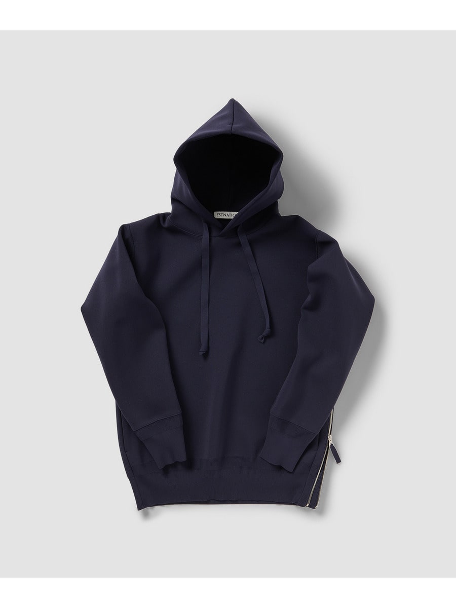 ミラノリブ サイドジップフーディー＜ECOPET＞