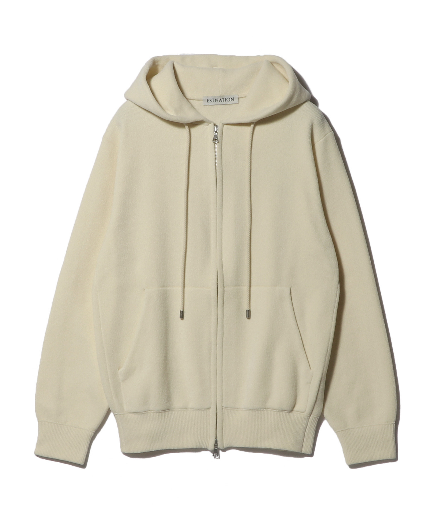 カシミヤタッチ ジップアップパーカー