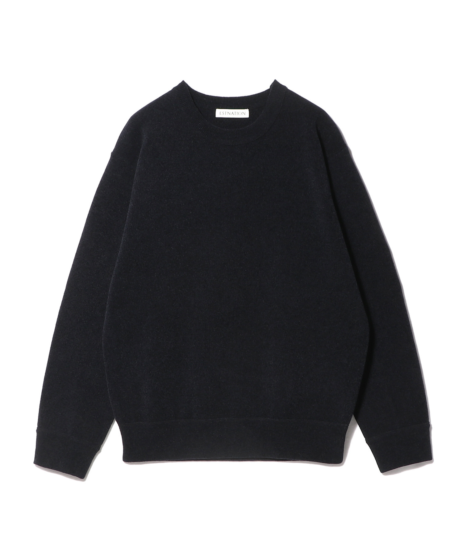 カシミヤタッチ クルーネックプルオーバー