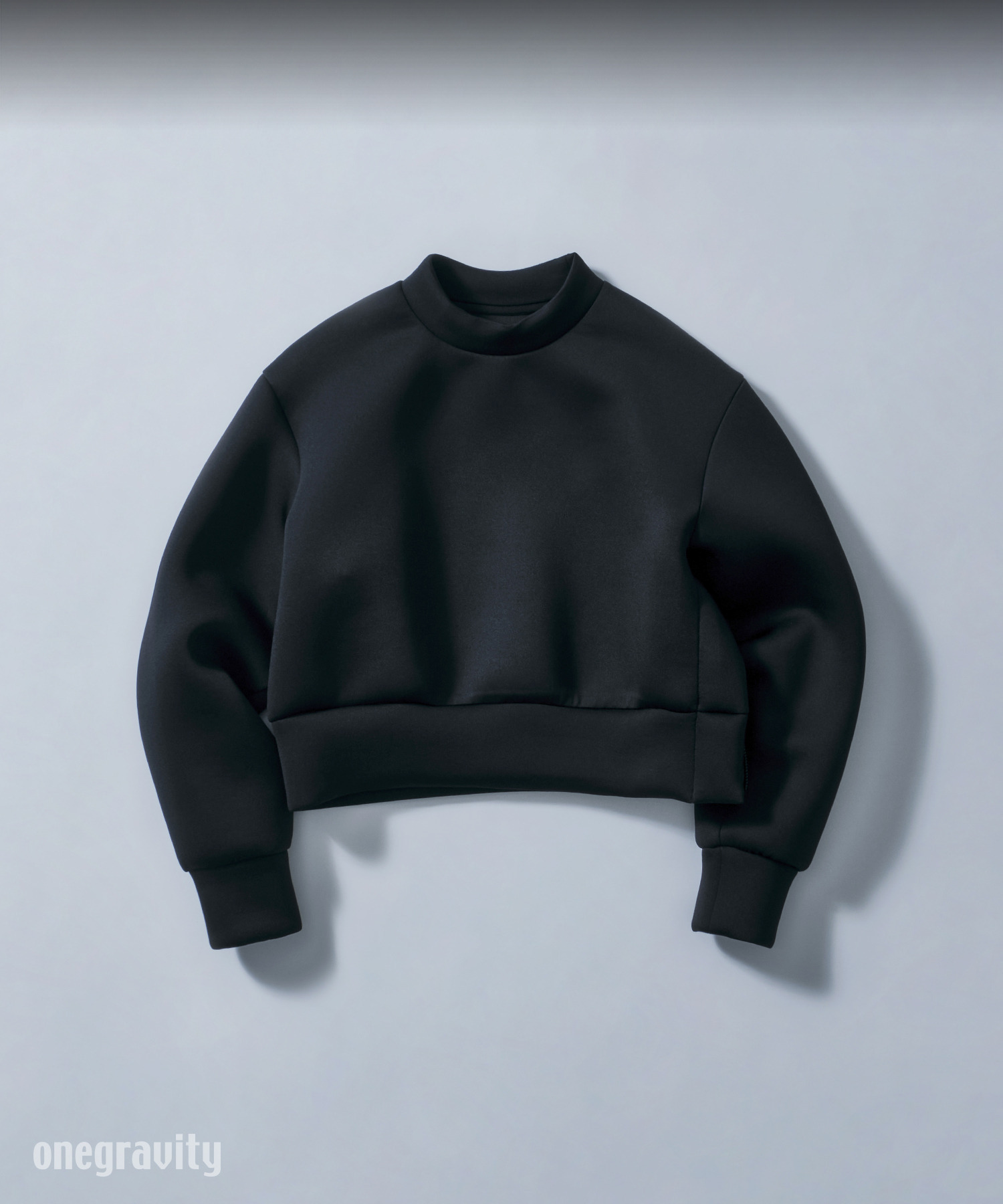 サイドジップ ダブルニットプルオーバー