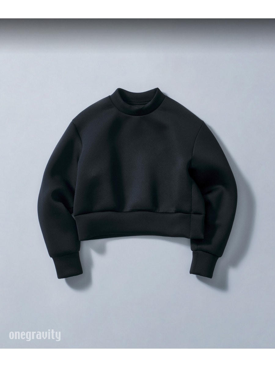 サイドジップ ダブルニットプルオーバー