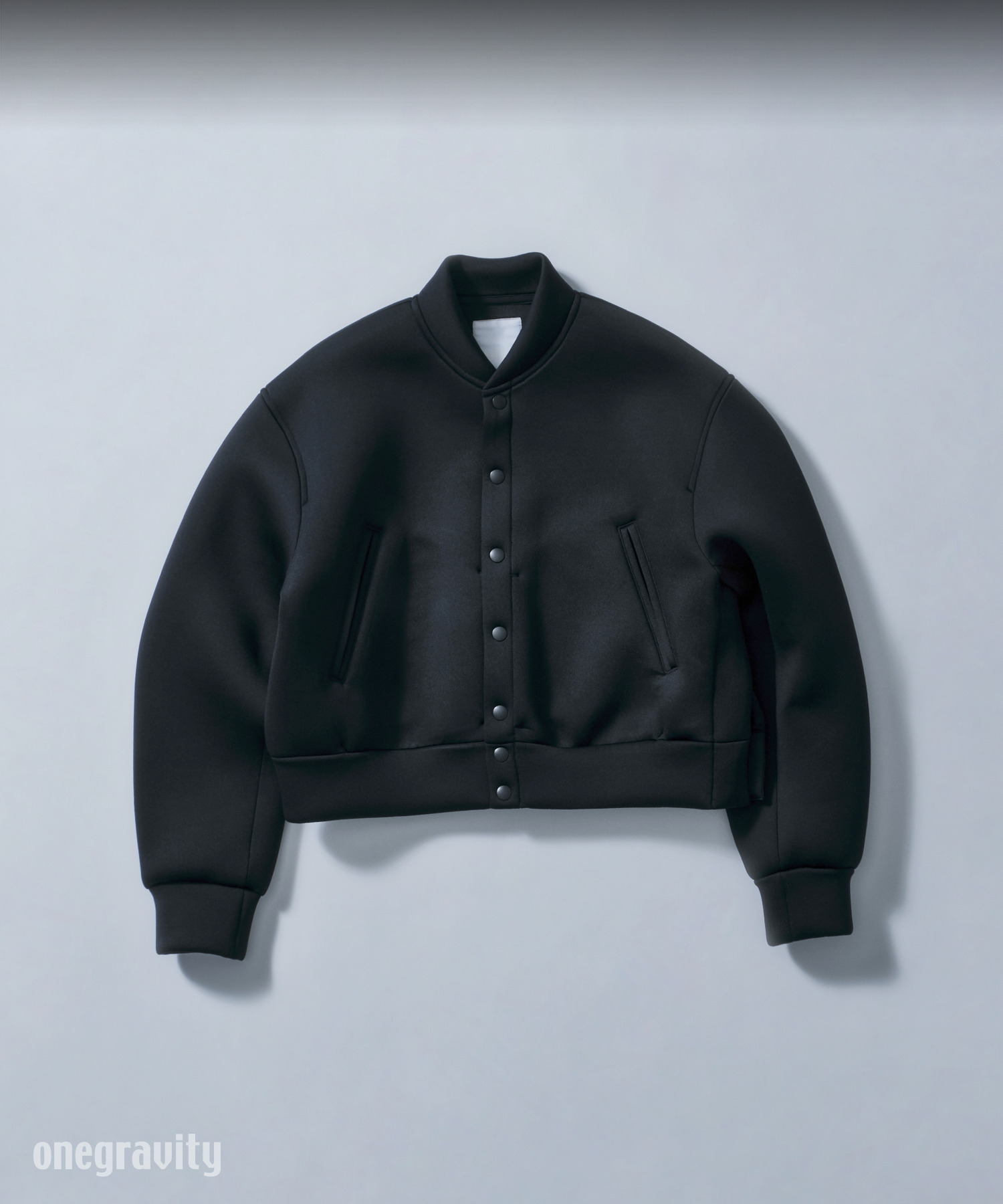 サイドジップ ダブルニットカーディガン