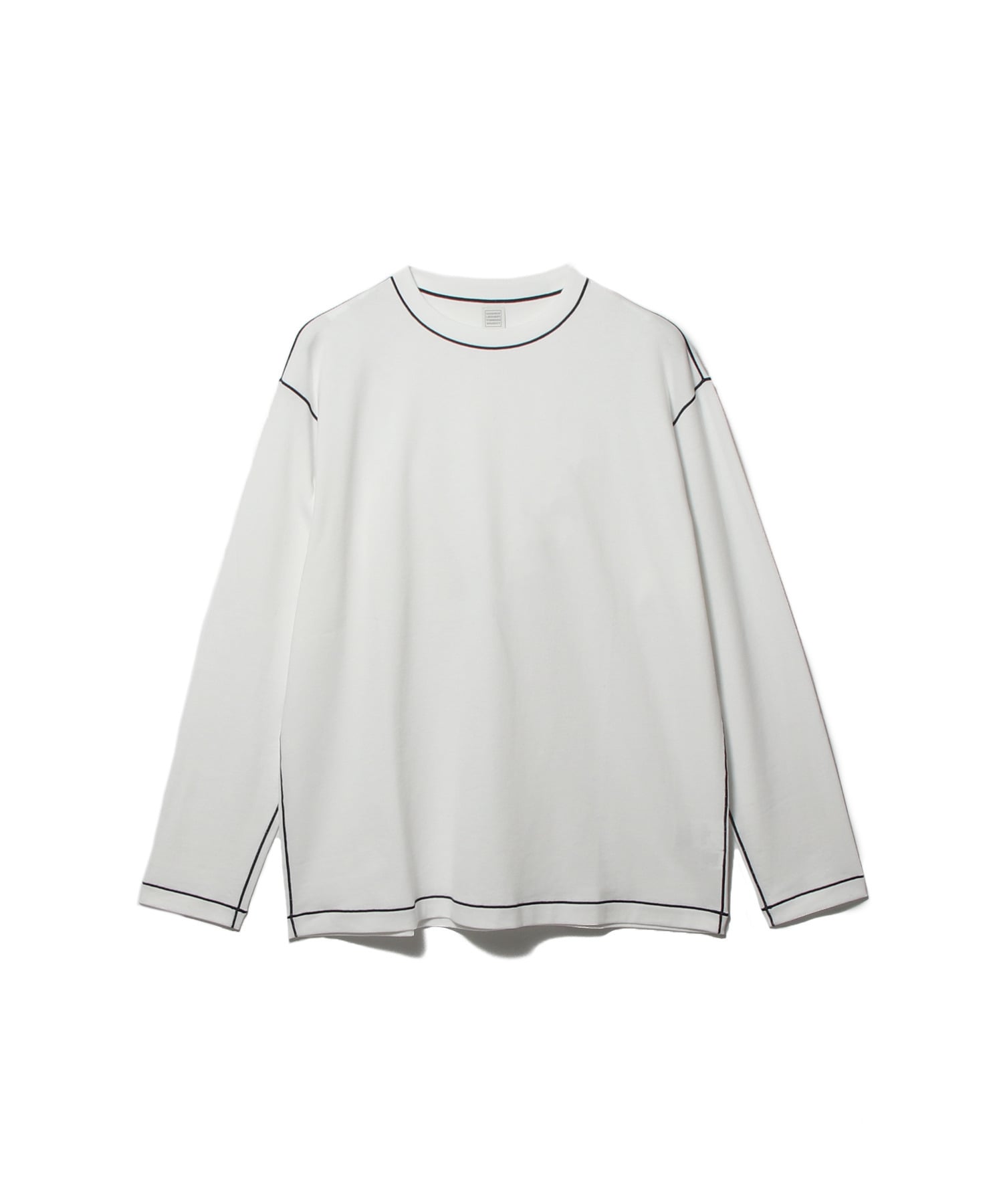カラーステッチ ロングスリーブカットソー