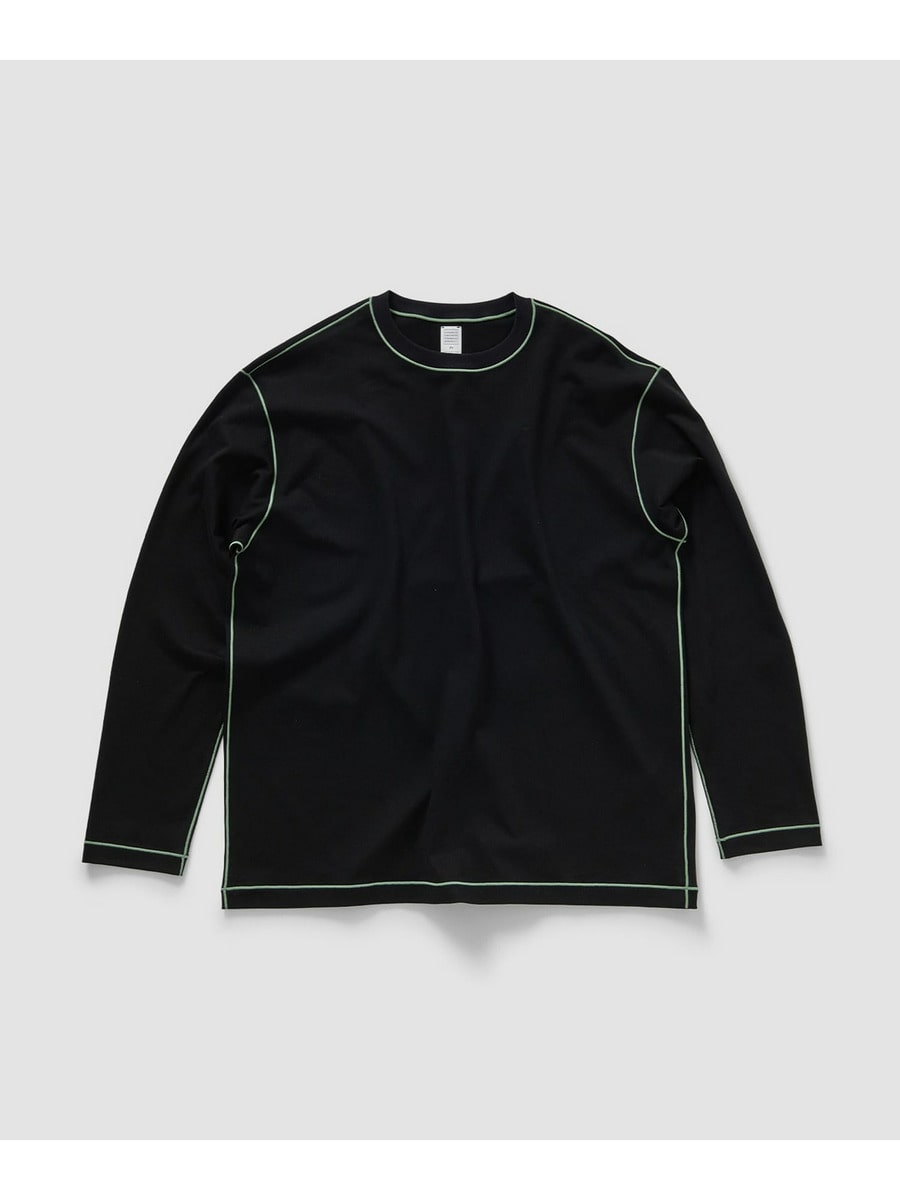 カラーステッチ ロングスリーブカットソー
