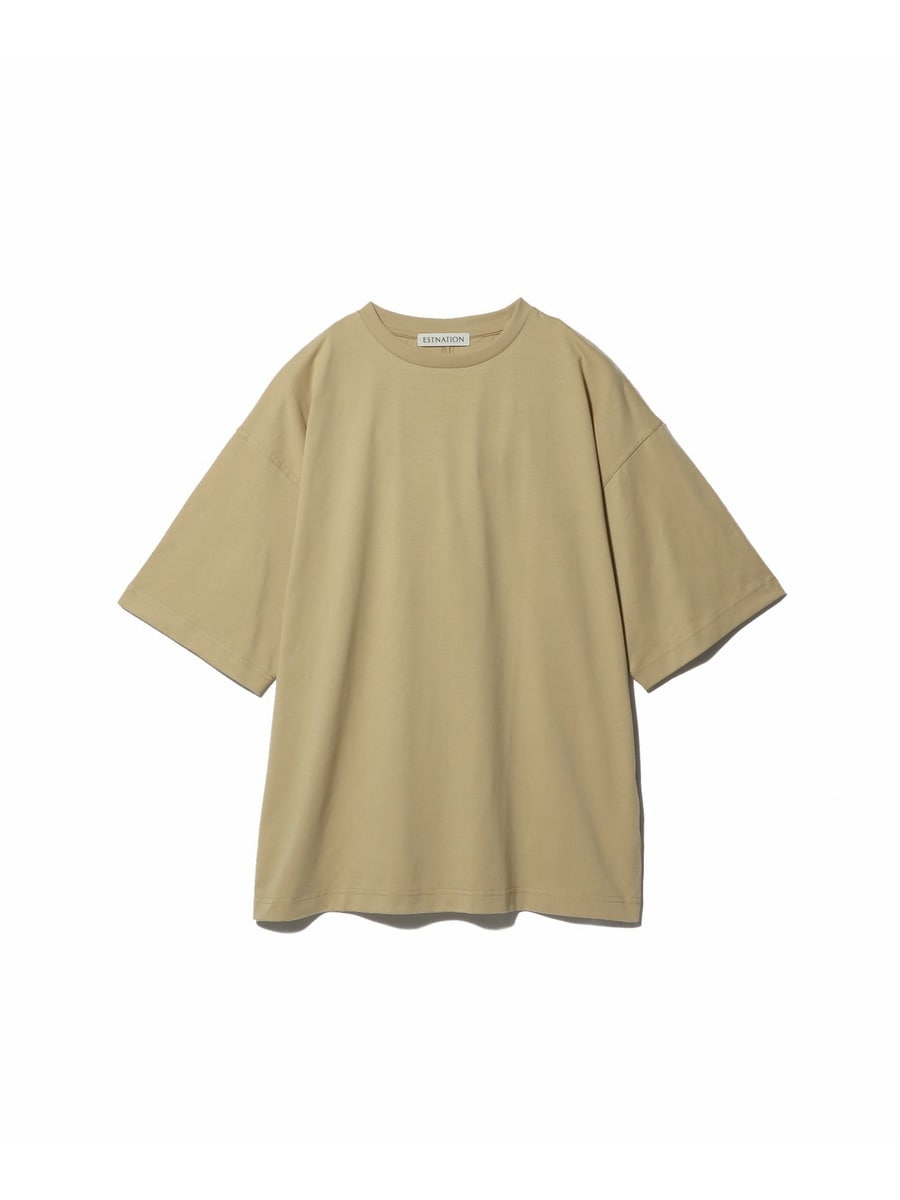 alvana for ESTNATION / コットンフェード センターシームカットソー