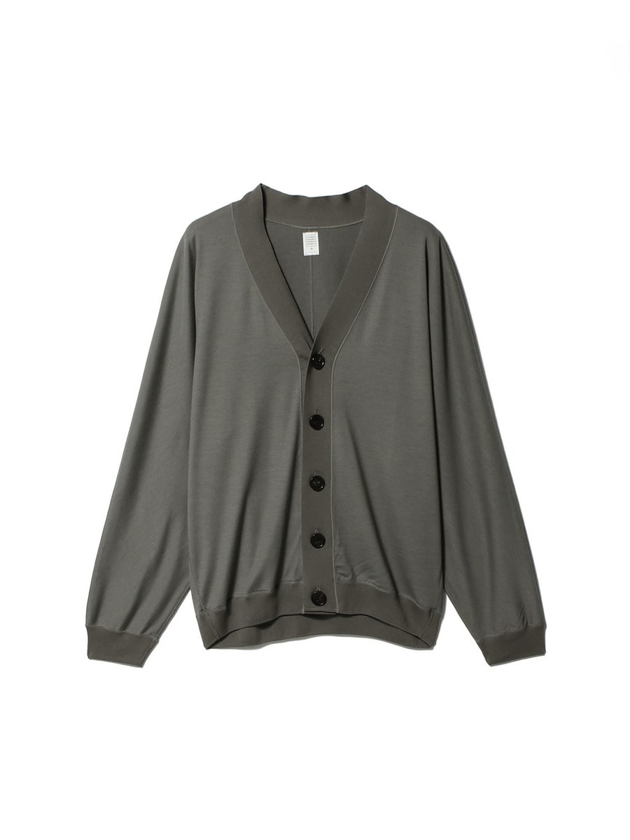 ニットジャージー カーディガン
