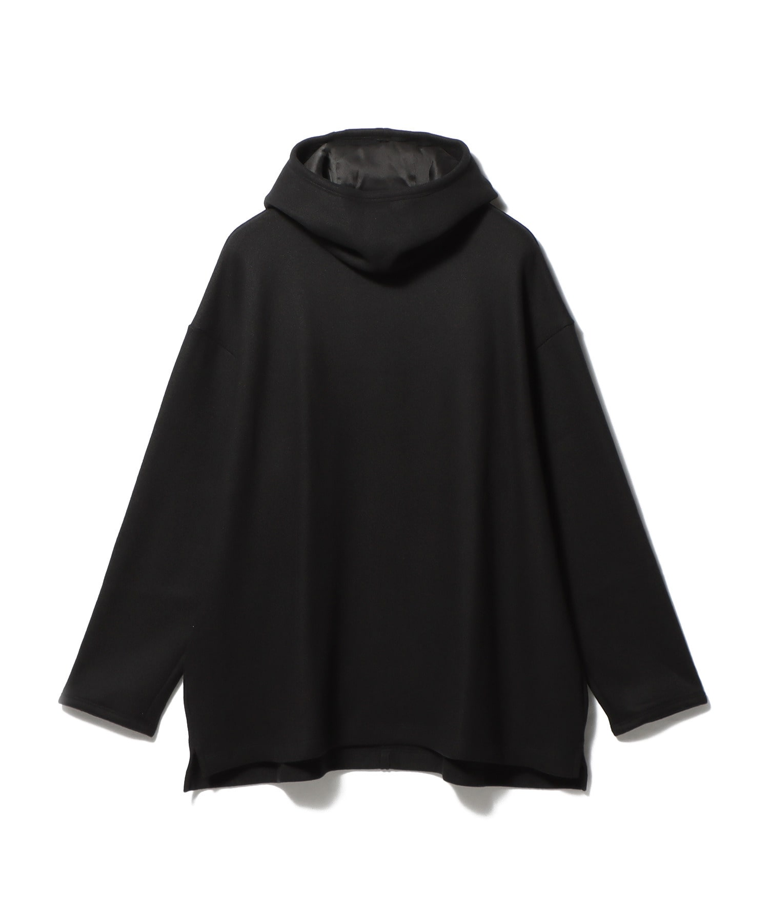 カシミヤシルクスムースニットフーディー