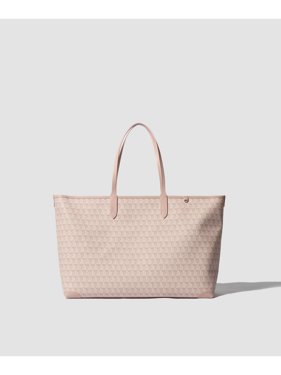 「I AM A Plastic Bag」 モノグラム ジップトートバッグ