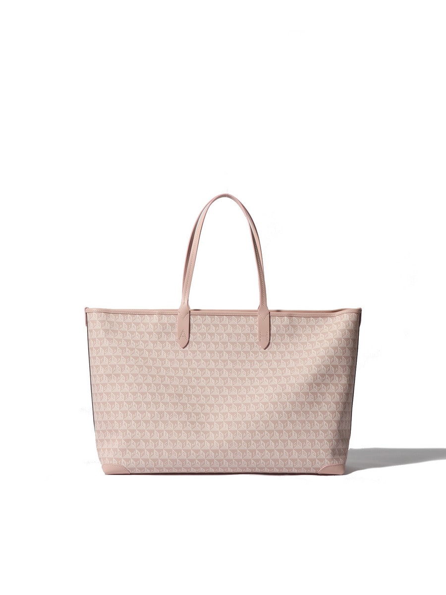 「I AM A Plastic Bag」 モノグラム ジップトートバッグ