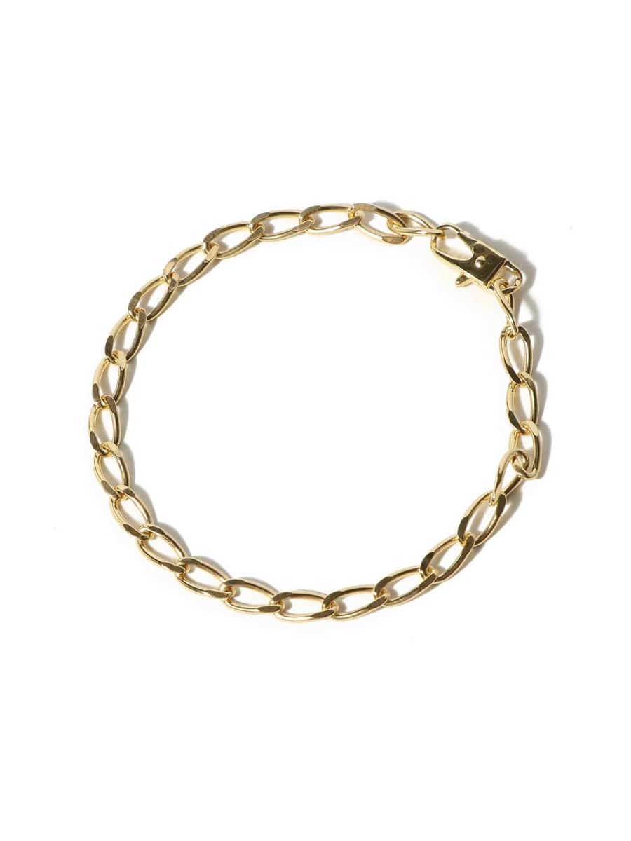 Arlo Medium Gold 6.5inch ブレスレット