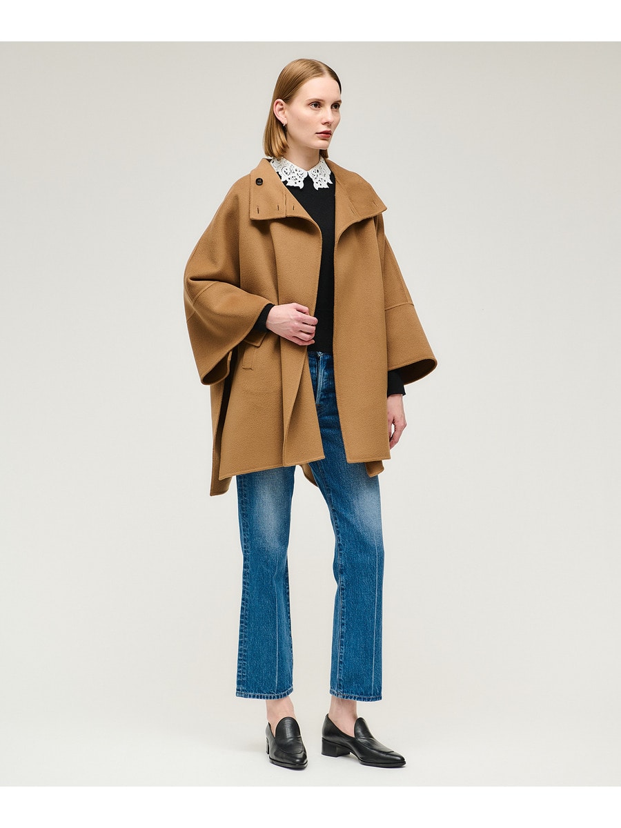【CLASSY. 11月号掲載】ウールカシミヤケープコート