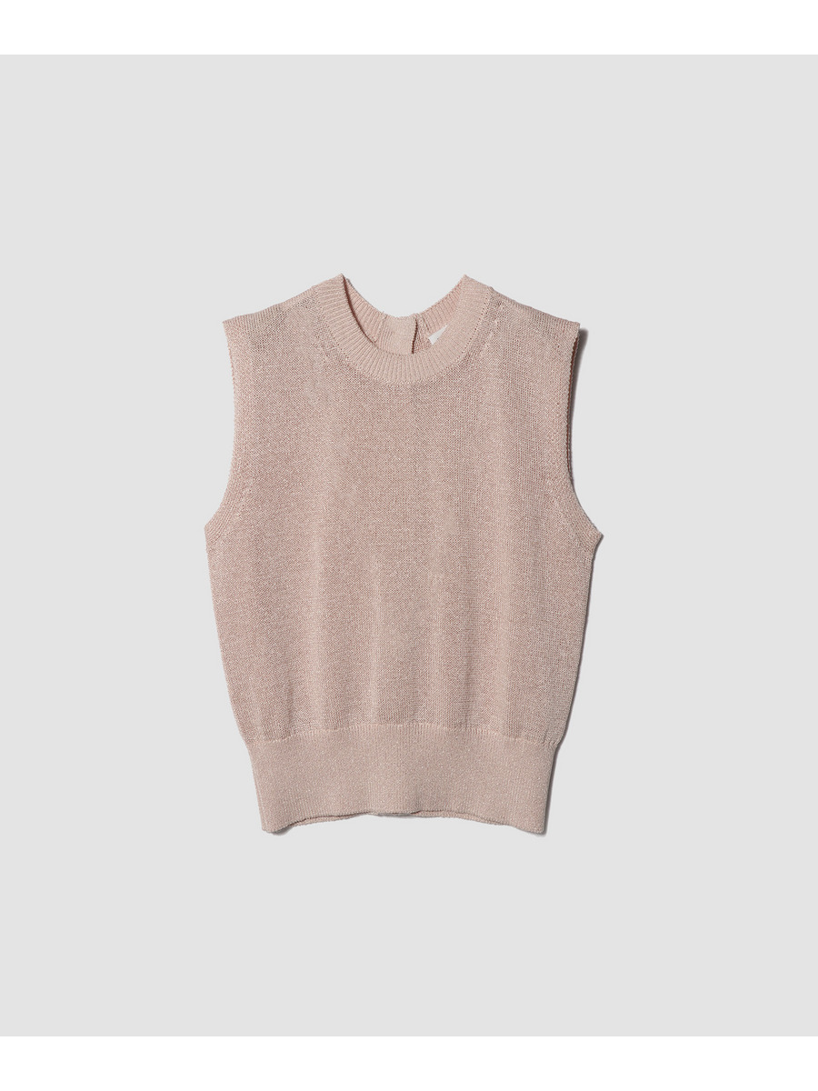 ペーパーヤーン ノースリーブプルオーバー
