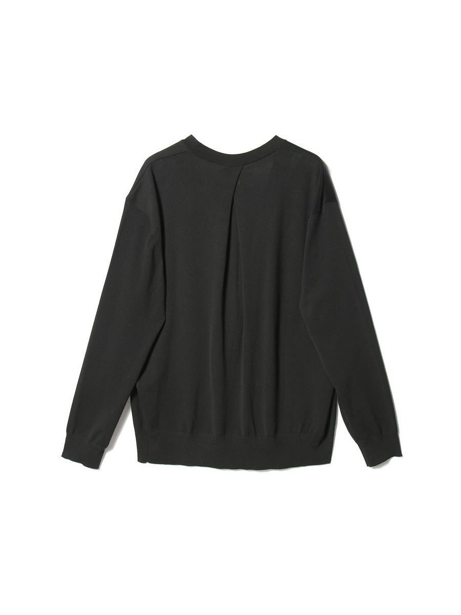 未使用品✨ ebure シルクコットン ハイゲージニットカーディガン 黒 ESTNATION / シルクコットンハイゲージカーディガン｜ESTNATION ONLINE