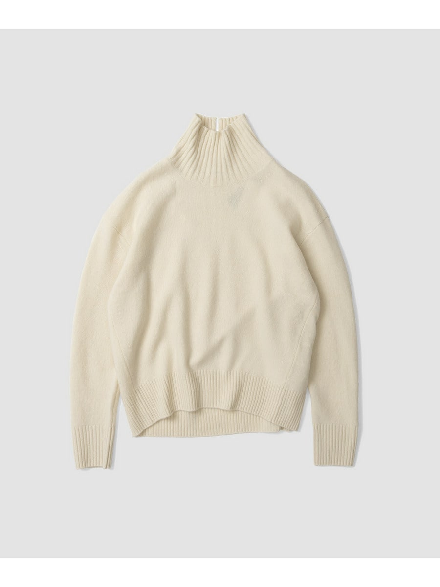 ウールカシミヤハイネックニット《EXCLUSIVE》