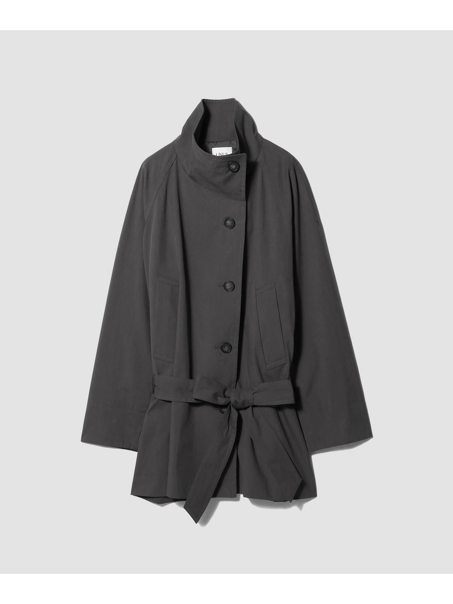 Stand Collar Short Trench Coat