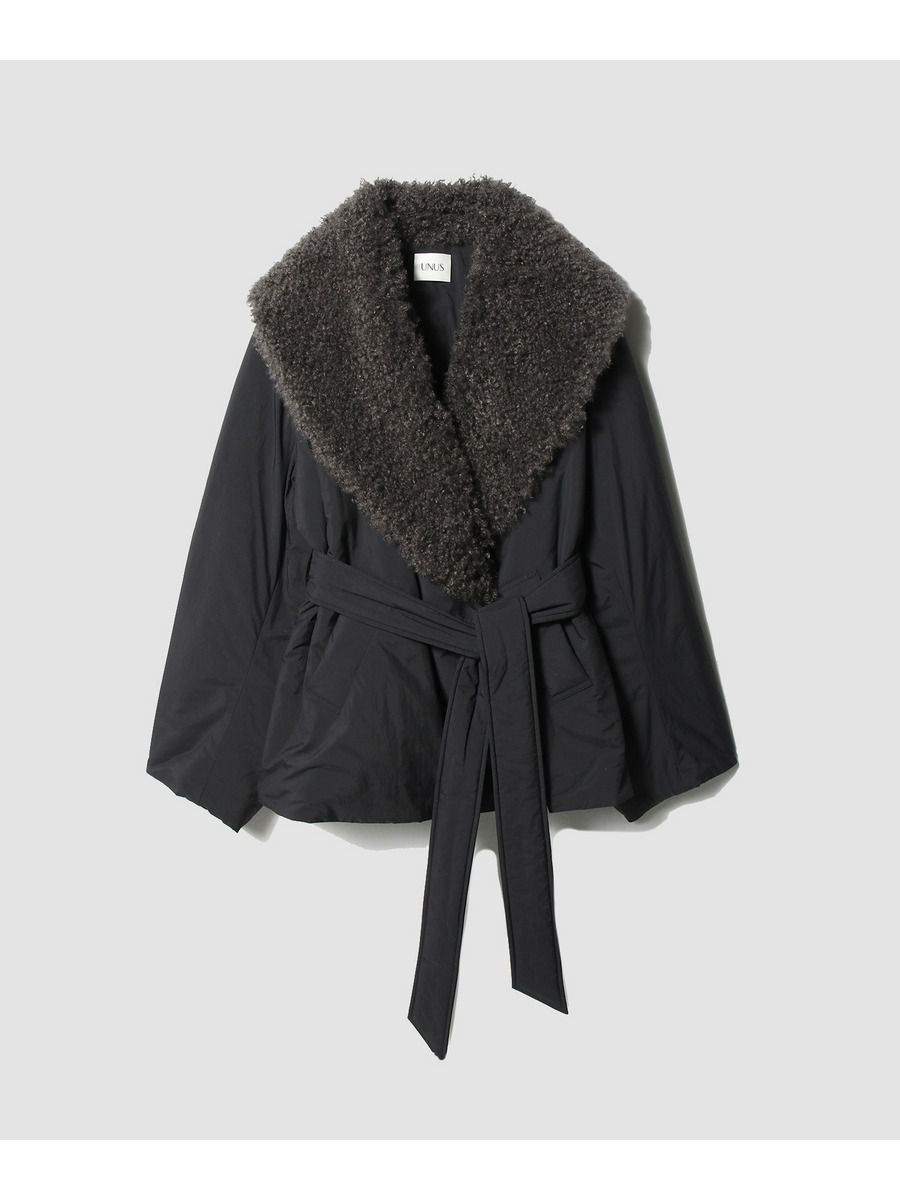Fur Collar Padded Coat
