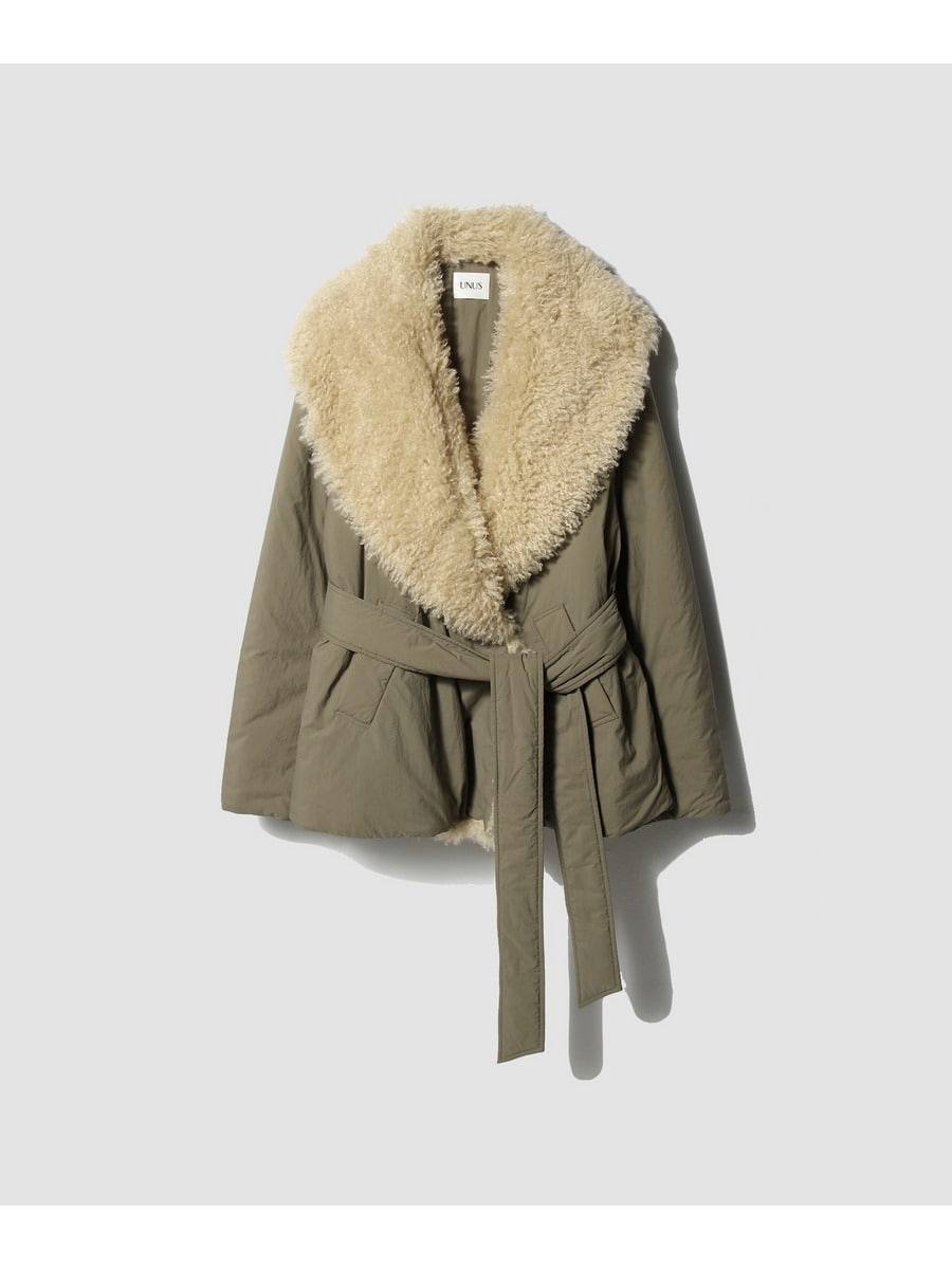 Fur Collar Padded Coat