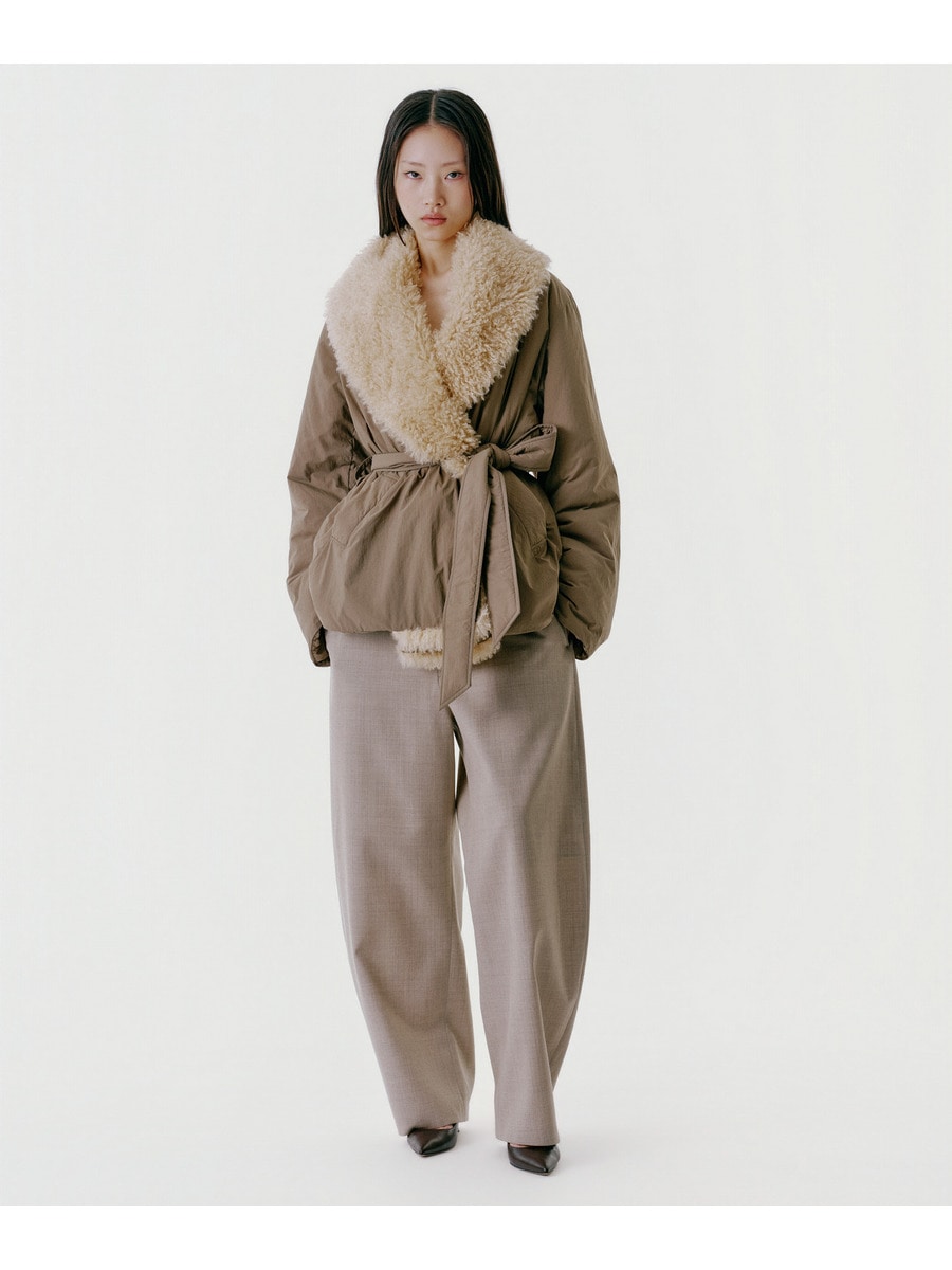 Fur Collar Padded Coat