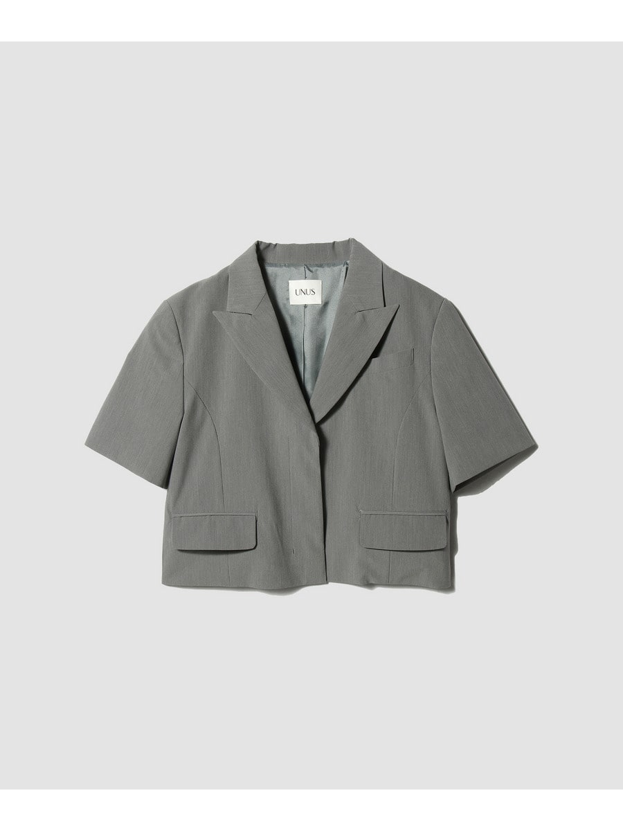 Cropped Tailored Jacket
