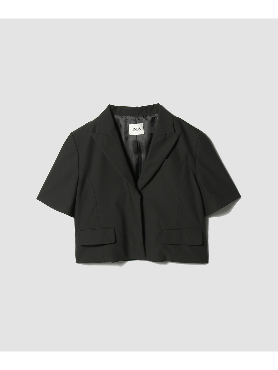Cropped Tailored Jacket