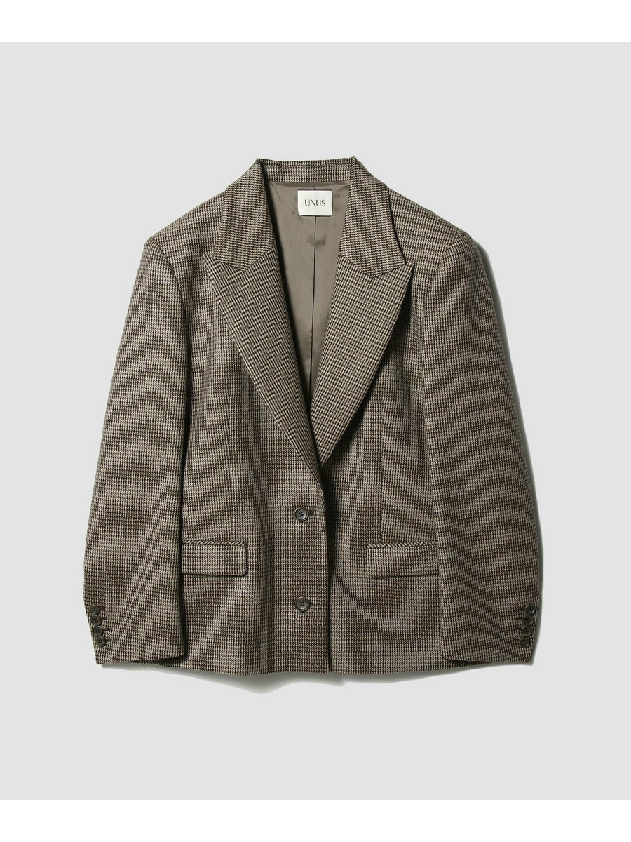 Oversized Check Jacket