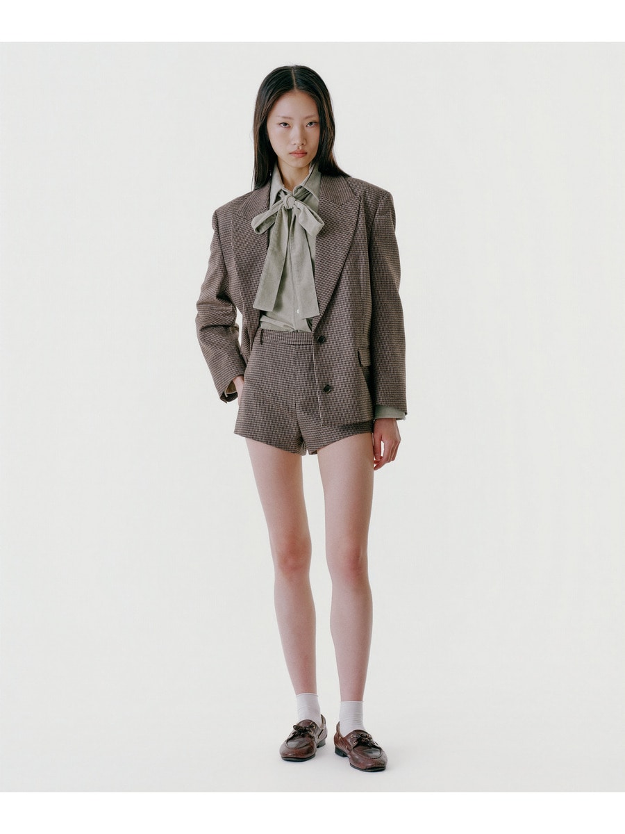 Oversized Check Jacket
