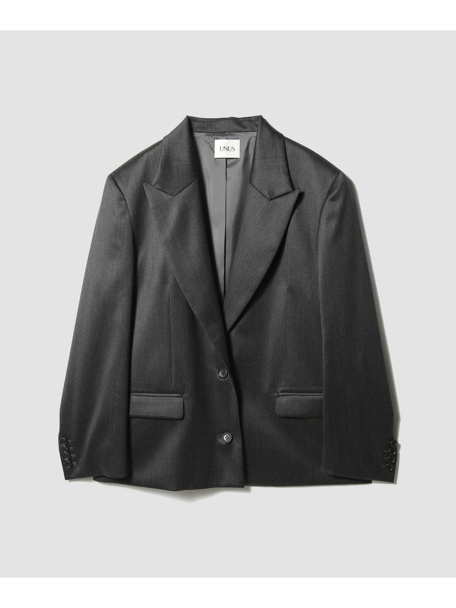 Oversized Peak Lapel Jacket