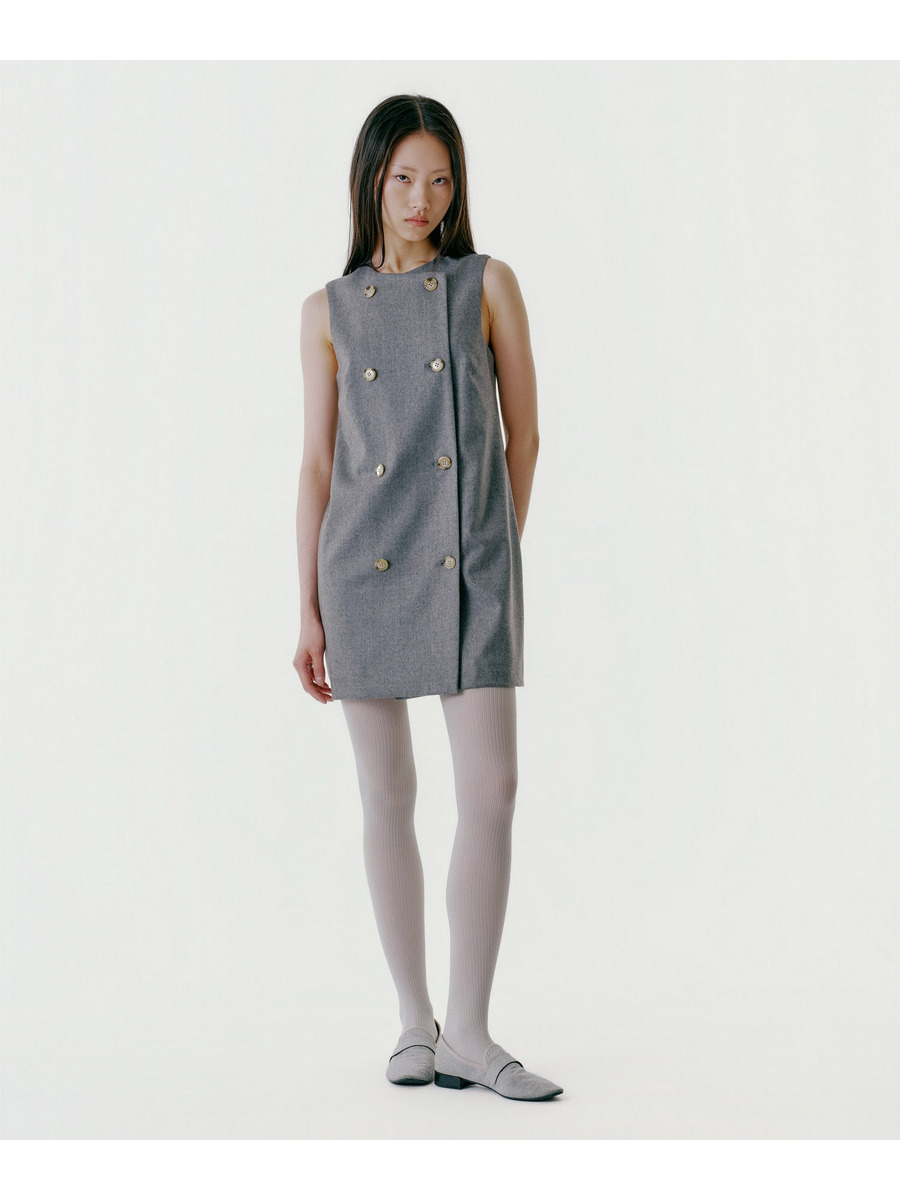 Button Mini Dress