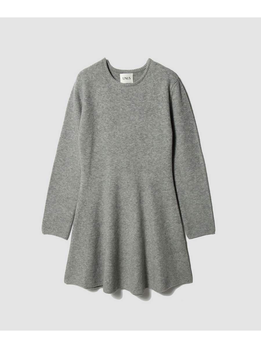 Flared Knit Mini Dress