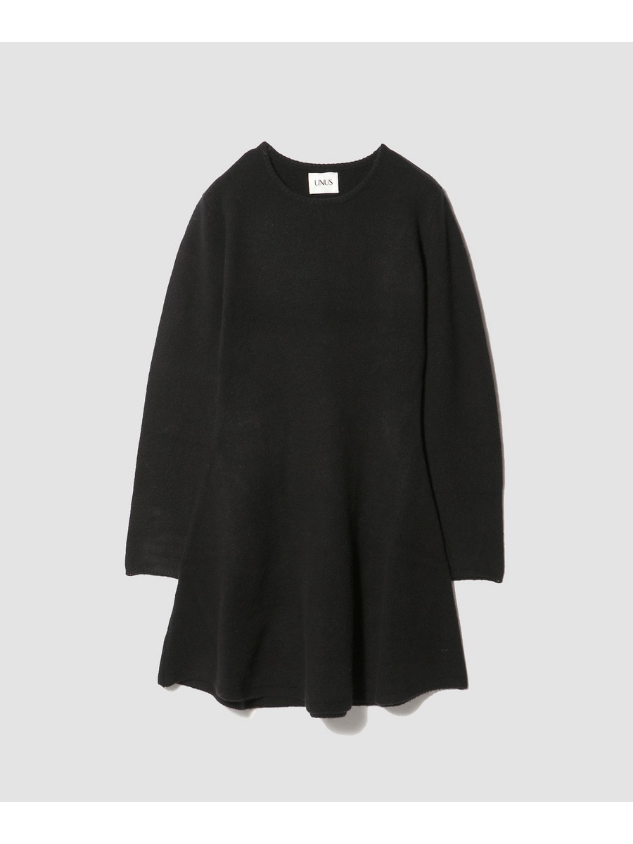 Flared Knit Mini Dress