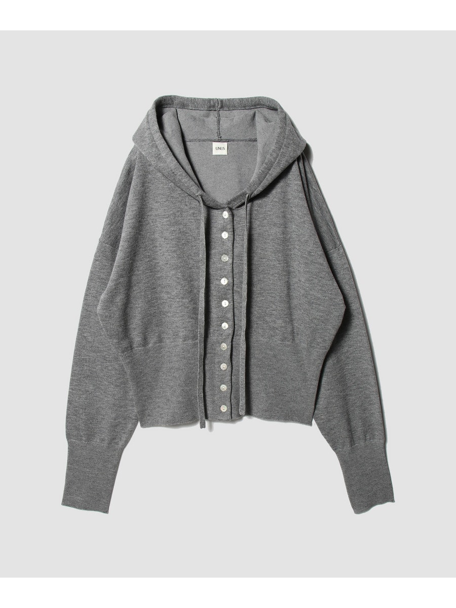 Hooded Knit Cardigan