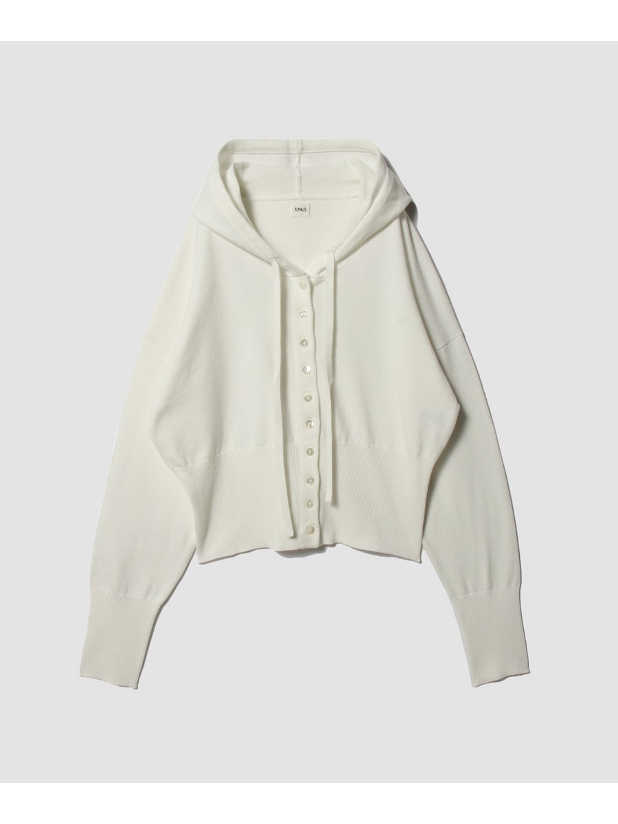 Hooded Knit Cardigan