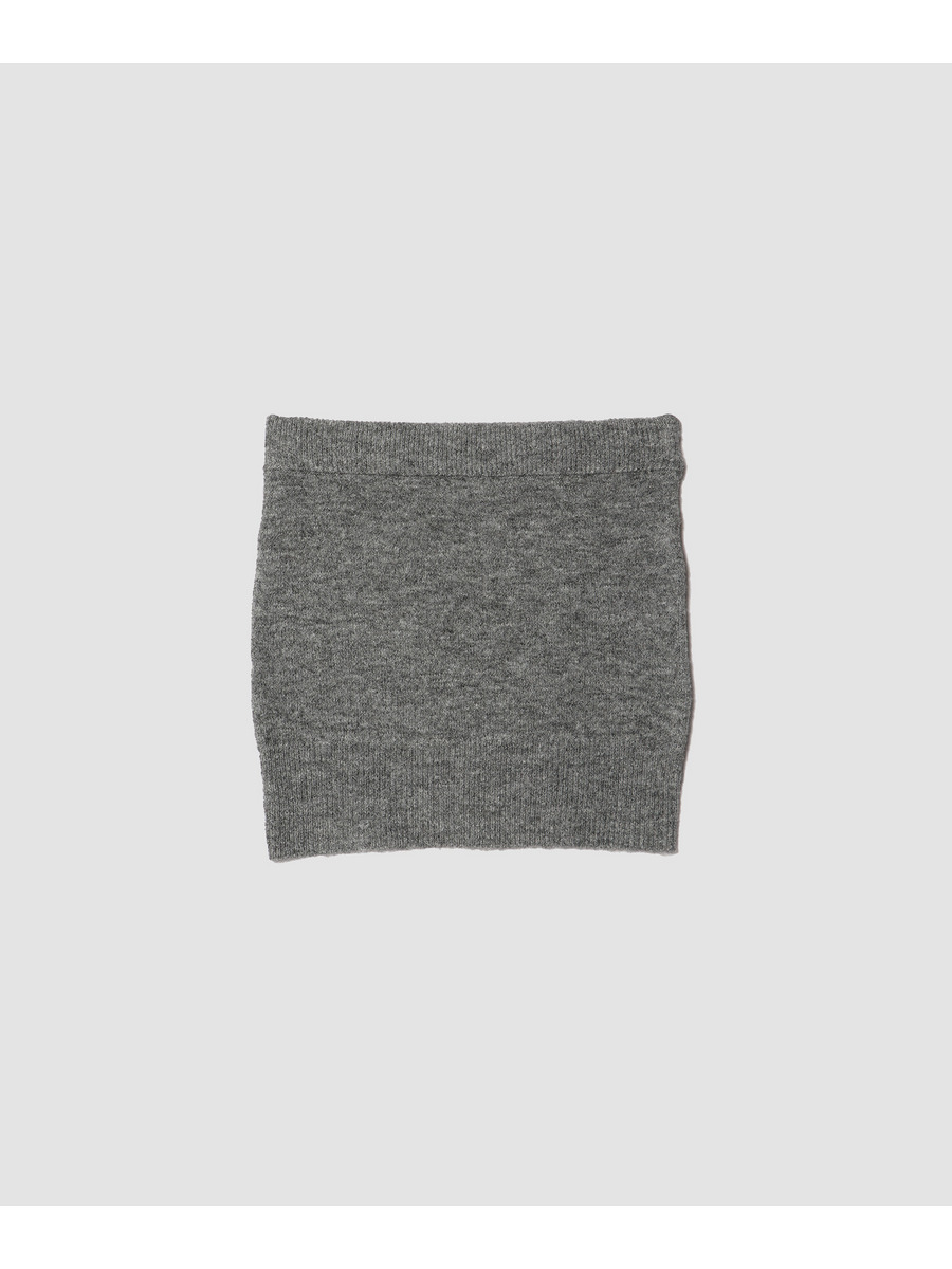 Wool Blend Knit Bandeau Top