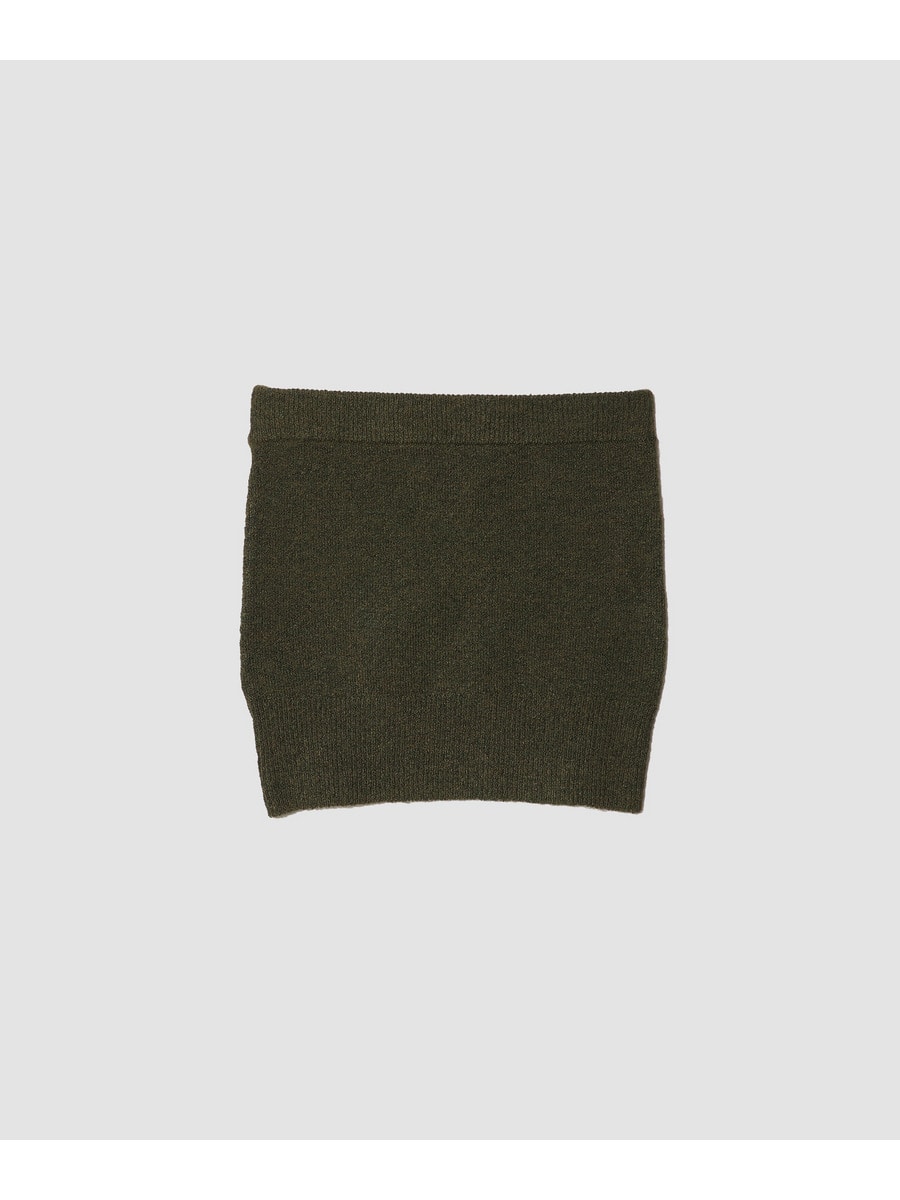 Wool Blend Knit Bandeau Top