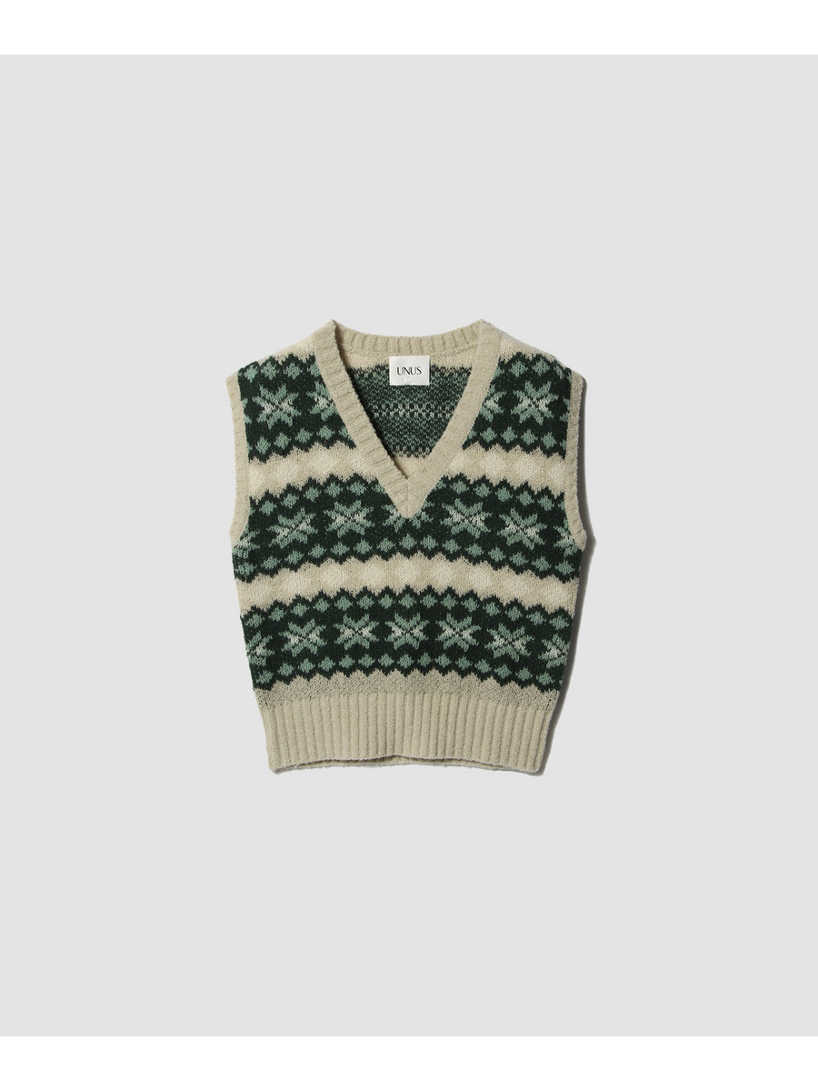 Nordic Knit Vest