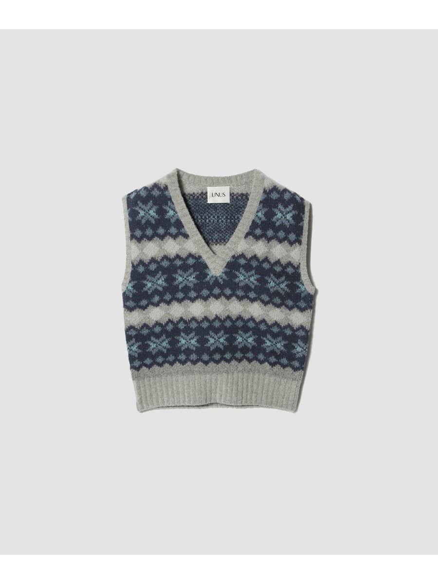 Fairisle Knit Vest