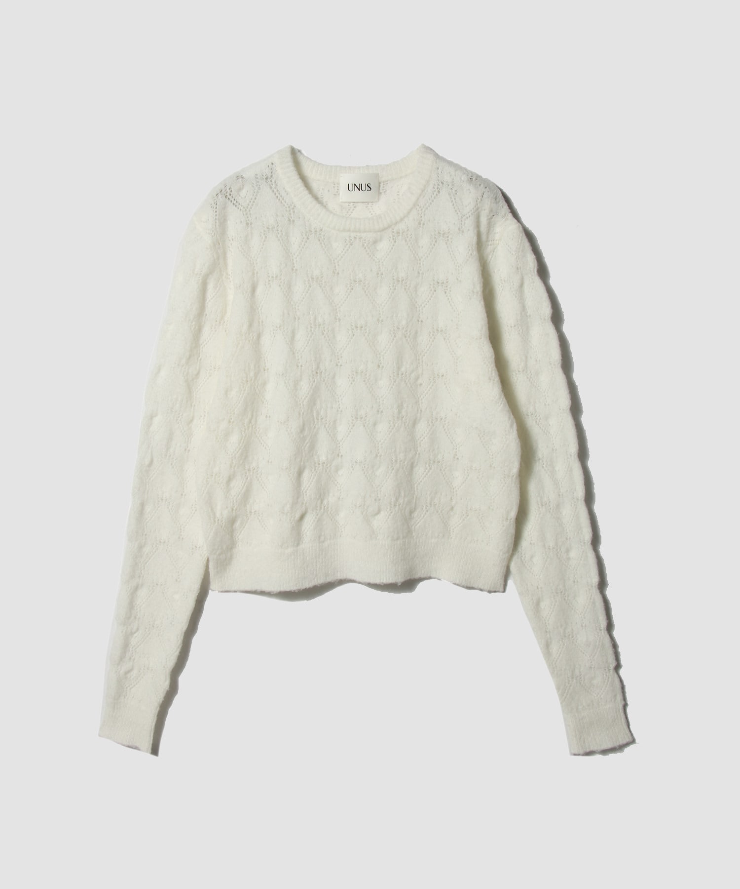 Eyelet Knit Pullover