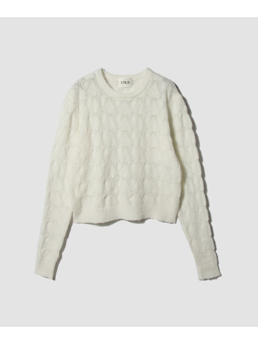 Eyelet Knit Pullover
